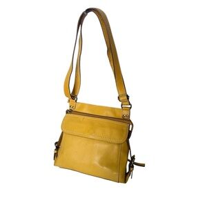 Fossil leather crossbody bag (B83)